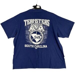 South Carolina Brotherhood Teamsters Shirt‎ Local USA made Windjammer Mens XXL